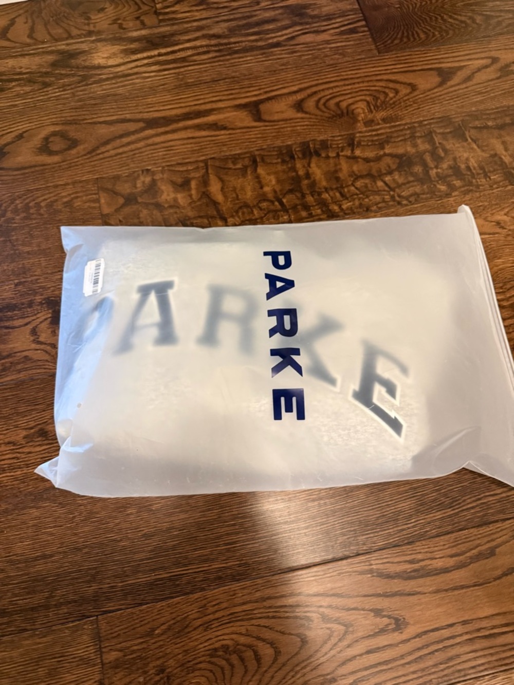 Parke Light Gray Crewneck Sweatshirt with Navy Label XXL - Picture 4 of 7